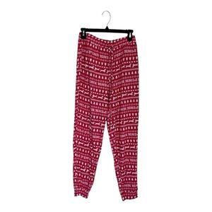 PINK Victoria's Secret Red and White Sleepwear
